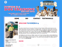 Tablet Screenshot of powersk9.com